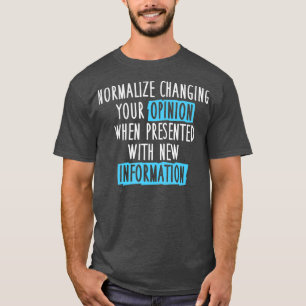 Camiseta Normalizar Alteração de Opinião Debate Clube Da