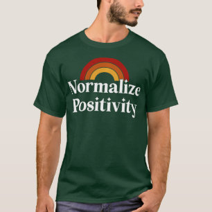Camiseta Normalizar Folha Longa de Positividade
