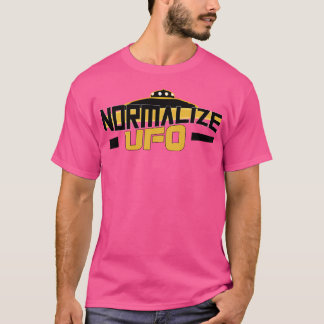 Camiseta Normalizar Ovni Com Ovni Voador