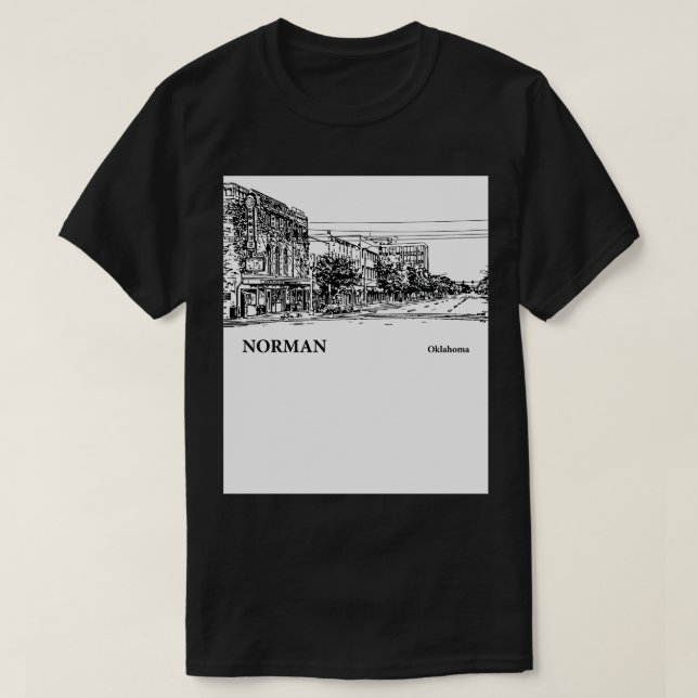 Camiseta Norman Oklahoma 2 (Frente do Design)