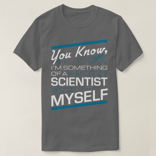 Camiseta Norman Osborn Você sabe que eu sou um cientista (Frente do Design)