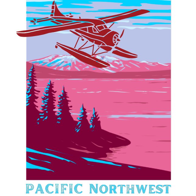 Camiseta Noroeste do Pacífico (Criador carregado)