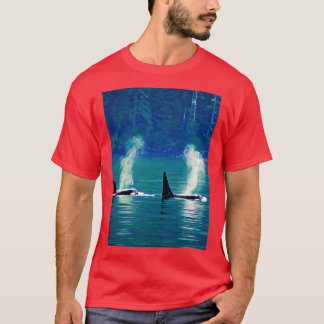 Camiseta Noroeste do Pacífico Baleia Nativa Orca Assassina