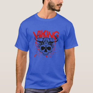 Camiseta Norse Mitologia Viking Skull