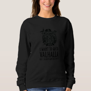 Camiseta Norse Mythology Eu Quero Ir Para Valhalla Viking