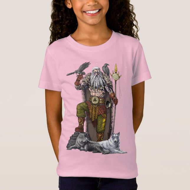 Camiseta Norse Viking God Odin (Frente)