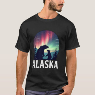 Camiseta Norte Alaska Luz Exibindo Bea Polar Bebê