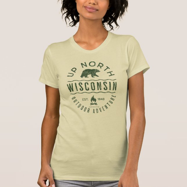 Camiseta Norte de Wisconsin (Frente)