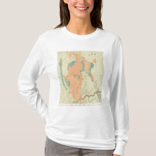 Camiseta Norte e Sul composto do platô de Uinkaret meio