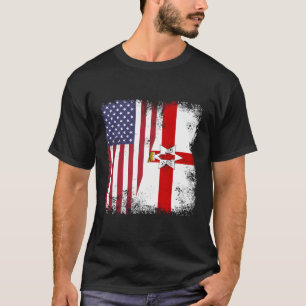 Camiseta Norte Incomodado Irlanda Usa Norte De Sinalizador