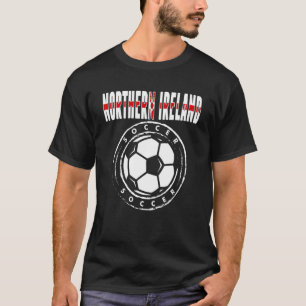Camiseta Norte Irlanda Futebol Amante Norte Pé Irlandês