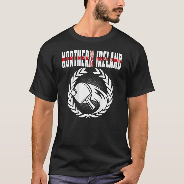 Camiseta Norte Irlanda Ping Pong Norte Irlanda Mesa T (Frente)