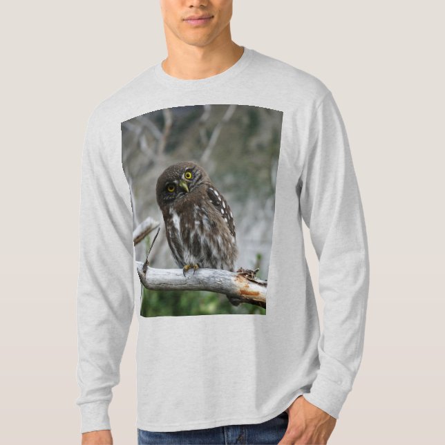 Camiseta Norte Pygmy Owl (Frente)