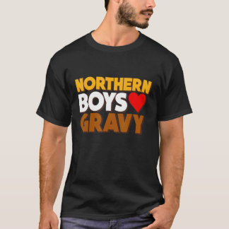 Camiseta Nortes Adoram Comidas Gravosas Comédia Diversão Fa