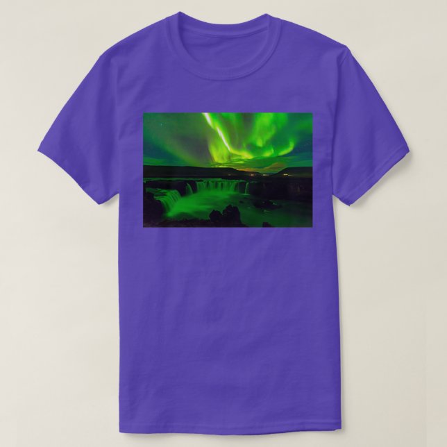 Camiseta Nortes - Luzes Islândia (Frente do Design)