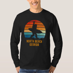 Camiseta North Beach Georgia Sasquatch Souvenir