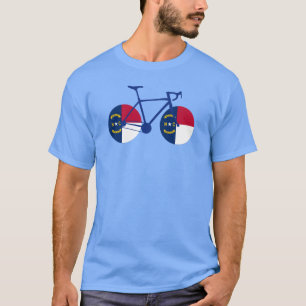 Camiseta North Carolina Flag Cycling