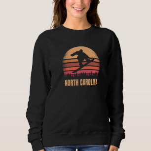 Camiseta North Carolina Snowboard Outdoor Vintage Nc Boa