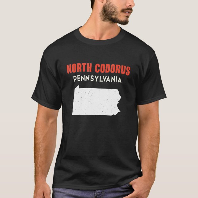 Camiseta North Codorus Pennsylvania State America Trave (Frente)
