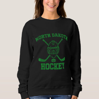 Camiseta North Dakota Hockey Retro Ice Hockey Player Sport