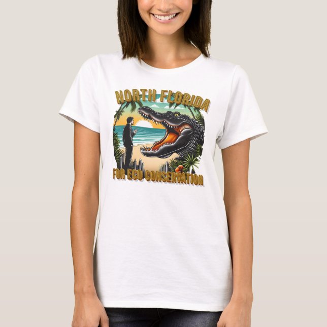 Camiseta North Florida eco-2-Mulheres (Frente)