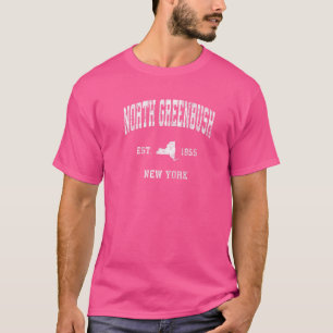 Camiseta North Greenbush Nova York Ny Vintage Esporte Atlet