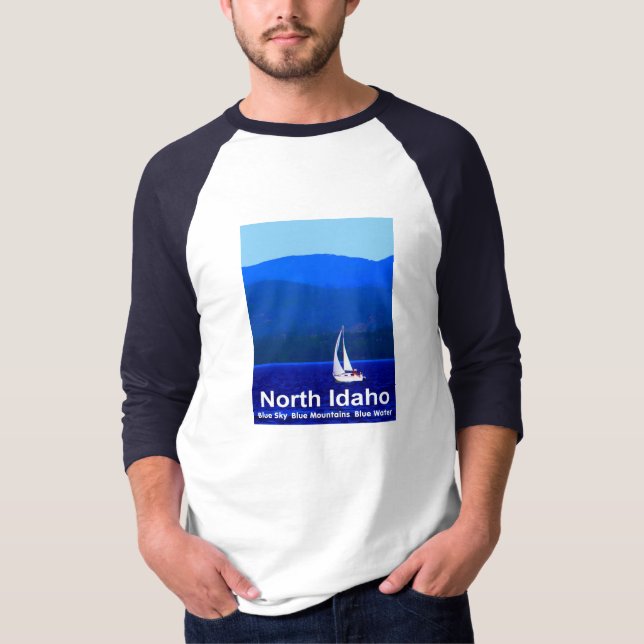 Camiseta North Idaho Blue (Frente)