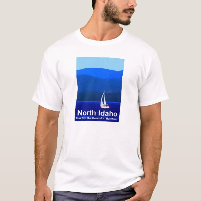 Camiseta North Idaho Blue (Frente)