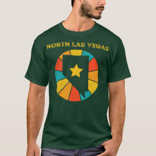 Camiseta North Las Vegas Vintage em Nevada aflita Souvenir