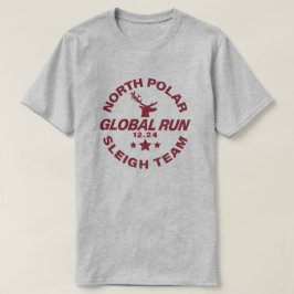 Camiseta North Polar Sleigh Team Global Run 12.24