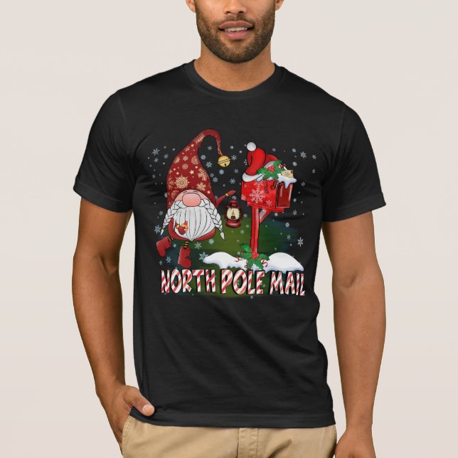 Camiseta North Pole Mail Gnomo (Frente)