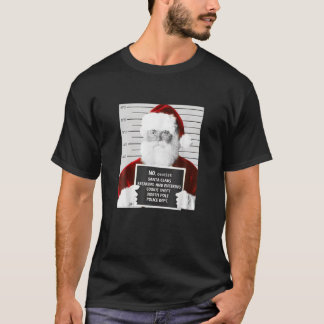 Camiseta North Pole Police Dept Santa Claus Funny Christmas