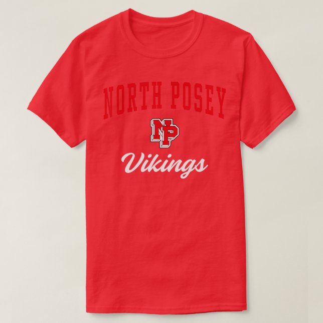 Camiseta North Posey Segundo grau Vikings (Frente do Design)