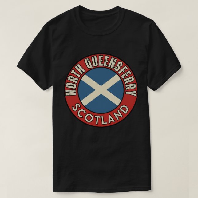 Camiseta North Queensferry, Escócia (Frente do Design)