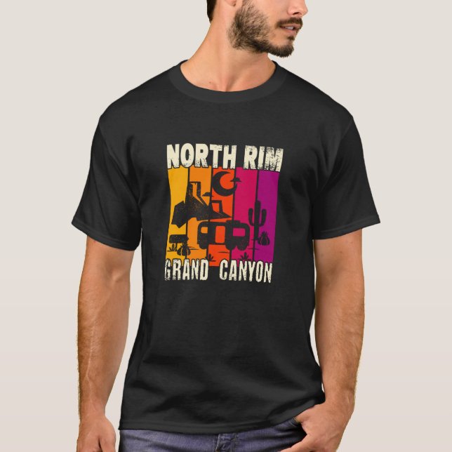 Camiseta North Rim Grand Canyon camping (Frente)