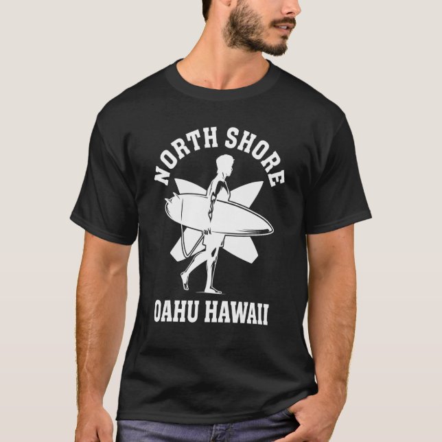Camiseta North Shore Oahu Hawaii (Frente)