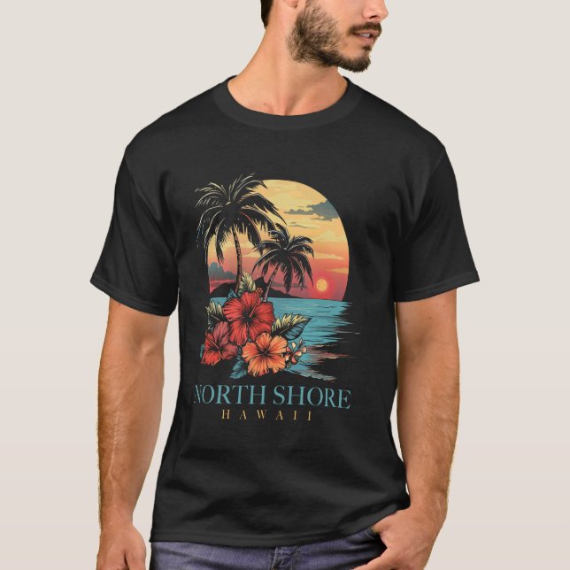 Camiseta North Shore Oahu Hawaii Aloha Surfer do Surf Havai (Frente)