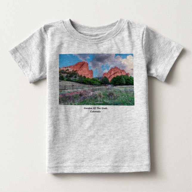 Camiseta North South Gateway Rock Garden Of Gods Baby Shirt (Frente)