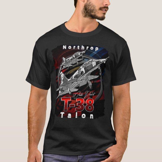 Camiseta Northrop T- 38 Talon Supersonic Jet Trainer (Frente)