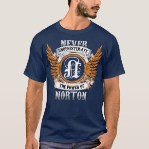Camiseta Norton Name Shirt Nunca Subestima O Poder De