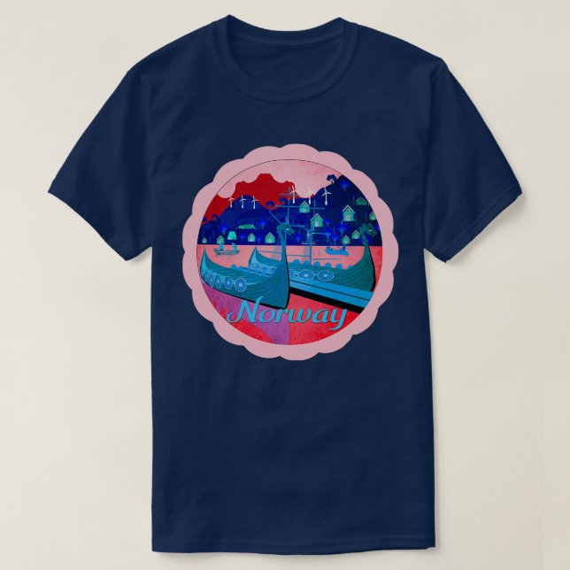 Camiseta Noruega 4 1 (Frente do Design)