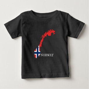 Camiseta Noruega - Bandeira da Noruega