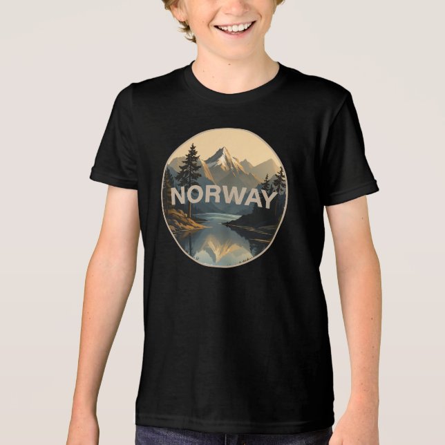 Camiseta Noruega Escandinávia Europa (Frente)