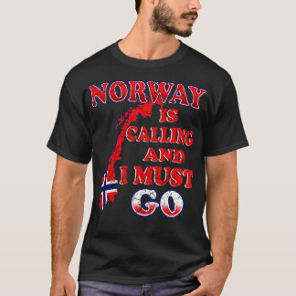 Camiseta Noruega está chamando