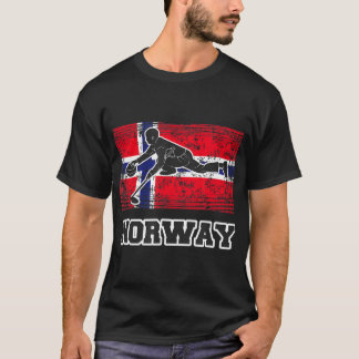 Camiseta Noruega Flag Curling