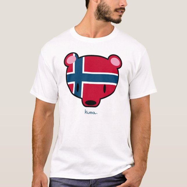 Camiseta Noruega kuma-chan (Frente)