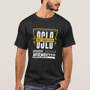 Camiseta Noruega Norge Noruega Oslo Viagem Urban Sc