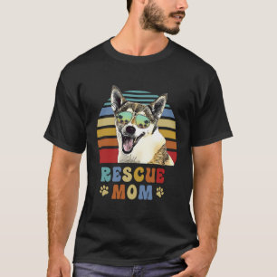 Camiseta Norueguês Lundehund Adote Foster Rescut Dog Mãe