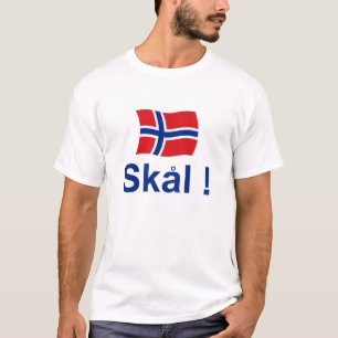 Camiseta Norueguês Skal! (Elogios)