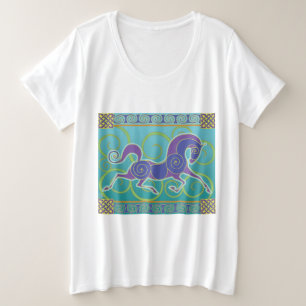 Camiseta Noruegueses 2017 do cavalo do modo do vison mais o
